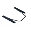 Litian modified racing seat reinforced L plate fixed bracket thickened side plate 7075 thickened aluminum plate slide rail fixed bracket slide rail