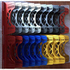 Litian modified racing seat reinforced L plate fixed bracket thickened side plate 7075 thickened aluminum plate slide rail fixed bracket slide rail