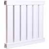Seaside steel radiator household water heating radiator bathroom wall-mounted vertical exposed central heating natural radiator thickened internal anti-corrosion 4 columns long 0.405 meters 0.8m