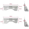 Litian modified racing seat reinforced L plate fixed bracket thickened side plate 7075 thickened aluminum plate slide rail fixed bracket slide rail