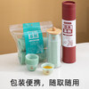 Jinpin Sam Emerald Green Disposable Kung Fu Tea Cup Thickened Anti-scald Tea Small Cup Business Hospitality Tea Cup Tea Set Tea Character Emerald Green Tea Cup 6 Bags 300 Pieces