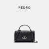 PEDROICON Series Diamond Mini Square Bag Hand-held Shoulder Bag Women's Bag PW4-36500014 Black S