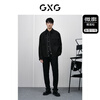GXG Men's Shopping Mall Same Style Two-Color Lapel Jacket Black 175/L