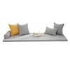 Xizi yarn balcony bay window mat custom-made window sill mat universal for all seasons removable and washable cushion high density thickened sponge cushion cushion Xuanya light gray 5cm thickness customized contact customer service
