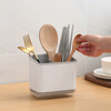 Chopstick basket storage rack holder drain chopstick cage household chopstick cage chopstick tube kitchen tableware spoon storage box wall-mounted gray