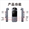 Qianli's new 4K ultra-high-definition camera with screen, conference recorder, riding video recorder, wearable magnetic back clip camera, portable interview driver, takeaway pocket artifact L19 flagship new product without memory