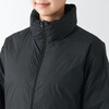 MUJI Women's Portable Stand Collar Down Jacket BDC32C2A Black XL