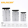 KALAICSM TN (TDA) double rod double shaft cylinder TN10/16/20 pneumatic cylinder aluminum alloy small cylinder pneumatic component TN10 20mm stroke