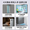Midea 238 liter three-door refrigerator gray small air-cooled household inverter first-level energy efficiency dormitory rental trade-in small refrigerator MR-249WTPE state subsidy