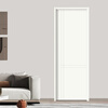 Srock Bedroom Door Ecological Door Paint-Free Door Study Door Living Room Door Interior Door Set Door Solid Wood Composite Spot Customized Modern Simple Cream Wind Saint White Carbon Crystal Door Flat Door Two Horizontal and Two Vertical Styles Honeycomb Filling + Ordinary Lock
