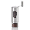 Likuai hand grinder coffee machine imported from Germany, hand-cranked bean grinder, manual coffee bean grinding machine, portable coffee machine, stainless steel color