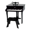 Hape Children's Piano 30-key Mechanical Piano Music Enlightenment Early Education Toy Baby Home Toy Gift for Boys and Girls 30-Key Mechanical Piano Elegant Black 3-12Y