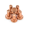 Jinggong M6M8 GB109 copper flat head solid rivet full copper solid copper rivet flat head rivet copper rivet 7L 6*8 5 pieces