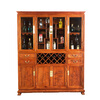 Good wood masterpieces, mahogany furniture, Burmese rosewood (scientific name: Rosewood macrocarpa) solid wood wine cabinet, Chinese tea antique cabinet, storage cabinet, living room storage cabinet, restaurant furniture, multi-functional wine cabinet