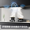 Boss 25 air volume Gemini suction exhaust range hood household European style large suction first level energy efficiency trade-in home installation smoke stove set 65D3S can be used with gas stoves