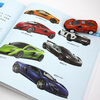 3-6 years old, car awareness book for children, racing and sports car illustrations