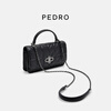 PEDROICON Series Diamond Mini Square Bag Hand-held Shoulder Bag Women's Bag PW4-36500014 Black S
