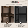 Sizhuge new Chinese style living room floor-standing ancient shelf Duobaoge tea tea room storage rack tea cabinet tea set display shelf combination style-3 piece set