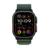 Apple/Apple Watch Ultra 2 Smart Watch GPS+ Cellular Model 49mm Black Titanium Case Dark Green Alpine Loop Strap L MXDP3CH/B