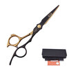 EDWARD hair salon hairstylist professional barber scissors dovetail handle hairdressing scissors hair cutting set C18 cloth leather bag