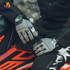 MONSTER PARK motorcycle riding gloves for men, anti-fall, wear-resistant, touch-screen motorcycle riding equipment for women, summer, black L