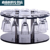 Baichunbao household goblet white wine set hanging rack dust-proof small white wine cup holder upside-down Moutai cup holder wine rack can be customized H-shaped upside-down rack 6 holes without cup