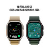 Apple/Apple Watch Ultra 2 Smart Watch GPS+ Cellular Model 49mm Black Titanium Case Dark Green Alpine Loop Strap L MXDP3CH/B