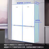Casarte Guangnian White Series Refrigerator 802 Liter Combination Embedded Ultra-thin 60cm Front Flat Embedded with Zero Embedding on Both Sides First Class Energy Efficiency Variable Frequency Air-cooled Frost-free Household White Refrigerator Light Year White Series 401*2 Unbounded Combination Edition + Zero Distance Flat Embedded