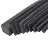 Rubber strip, solid flat strip, square strip, black glass shock-absorbing buffer, anti-slip rubber gasket, hard rubber waterproof marine sealing strip, can be customized, thickness 10mm*width 15mm, 1 meter price