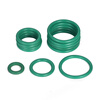 Jinggong (JINGGONG) fluorine rubber O-ring high temperature resistant sealing ring green o-type rubber gasket wire diameter 1.5/2/2.4/3.1-5mm outer diameter 12*2mm (10 pieces) fluorine rubber o-ring