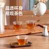 Meiya disposable tea cups 60ml*100 thickened aerospace plastic kung fu tea cups food grade high temperature resistant cups