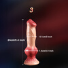 Simulated dog stem sex products, simulated female couple penis, dog stem toy, penis, erotic training supplies for men and women, makeup dog whip No. 2, more people use it, private delivery of lubricating oil (with some oil to replace it)