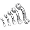 Tianzhuo Hardware 304/316 stainless steel camel back small handle bow yacht handle fixed door handle buckle M4M5-M10 M8-304 material/1 set free self-tapping nails + plastic tube