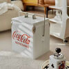 Coca-Cola insulated box cold ice bucket outdoor camping beverage insulated box portable portable car small refrigerator 30 liters large capacity red no need to plug in