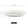 Kyoto Tokyo-made ceramic plate, dish plate, home dining plate, rice plate, deep dish, cream waffle 7-inch plate, 4 pack