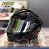 GSB motorcycle helmet 3C certified world universal electric vehicle motorcycle commuter pedal helmet men and women gsb371 flash black with transparent lens + SF Express XL (58-59 head circumference recommended)
