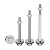 Tianzhuo Hardware 304 stainless steel external hexagonal wall screw nut set complete accessories screw extension bolt through screw rod M6*100 5 sets