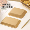 MAXCOOK disposable plates 500ml 50 biodegradable kraft paper plates paper plate cake barbecue picnic plate MCPJ3680
