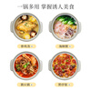 Mishima Japan Uchiyama Kiln Eternal Fire Clay Pot Imported Ceramic Soup, Porridge, Rice, Stew, Oden No. 7 1.5