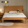 Genji Muyu Children's Furniture Solid Wood Children's Bed Simple Modern Boys and Girls Solid Wood Bed Oak Small Bed Teenagers Bedroom Single Bed Furniture (Beech) Large Board Bed 1000mm*1900mm