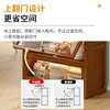 Tangpeng Bamboo Storage Rack Nanzhu Tea Rack Sofa Side Cabinet Rack Home Living Room Kitchen Tea Cabinet Upgraded to deepen 33CM 40 long 3 layers