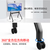 Jingmao Vision Conference Tablet All-in-one Mobile Stand Teaching Touch Screen Monitor TV Cart Suitable for MAXHUB Seewo Honghe Konka Royal Color 65-75-86-98-120 Inch R10 Black (42-86 Inch) Metal Wheel/No Top Support