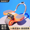 SMOOKY Abdominal Wheel Xiao Yang's Flat Support Abdominal Wheel Automatic Rebound Home Fitness Equipment Upgraded Elbow Support Abdominal Wheel Flat Support Abdominal Wheel Gray Comes with Kneeling Mat