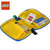 LEGO card holder, small change bag, children's bus card holder, halter neck, easy to break off buckle, blue 20063