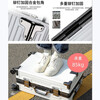 Kangaroo aluminum frame suitcase, good-looking male and female boarding code box, student large-capacity trolley case, business trip suitcase, thickened, Yaoye black, aluminum frame reinforced double code, 20 inches, can be boarded without checking in