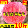 Erdie Shaanxi Red Fuji Apple Fresh Fruit 10kg Rock Candy Heart Seasonal Ugly Apple Seasonal Fruit Crisp Sweet Whole Box Selected 3kg Pack Net Weight 2.8kg 70-75mm