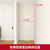 Platinum-resistant metal wardrobe custom-made small apartment overall open wardrobe modern simple bedroom coat rack 1.1 meters wide Walker 1.1 meters-6 actual payment of 1,000 packages for installation