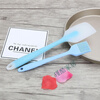 Silicone spatula for back application of body lotion, body oil applicator, back applicator, long-handled shower brush and applicator tool. Default product