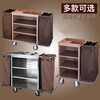 Customized hotel linen cart, guest room service cart, hotel work cart, cleaning cart, stainless steel trolley, single-sided linen cart