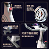 Langwei Spinning Bike Home Fitness Equipment Ultra-Quiet Indoor Sports Bike Magnetic Control Gym Use Ordinary Mechanical Model-Manual Magnetic Control (Elegant White)